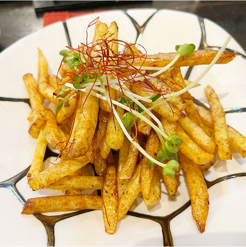 フライドポテトバター醤油仕立て