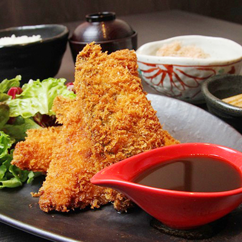 手仕込みアジフライ定食